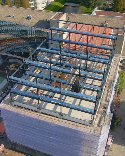 Vertical expansion Burgemeester Feithplein in Voorburg