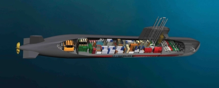 Nevesbu conceptontwerp elektrische onderzeeboot