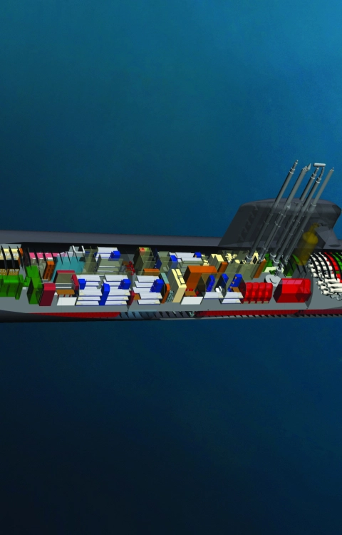 Nevesbu conceptontwerp elektrische onderzeeboot