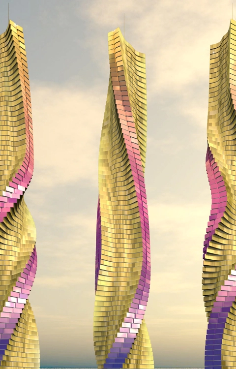 Rotating Towers