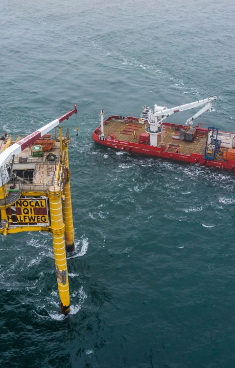 Decommissioning Petrogas Halfweg Platform