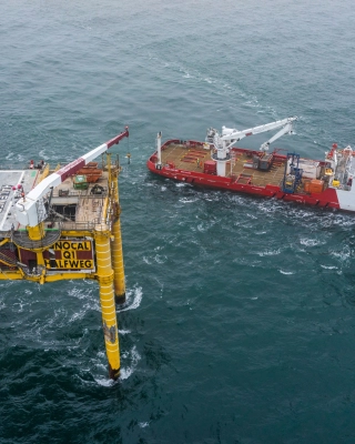 Decommissioning Petrogas Halfweg Platform