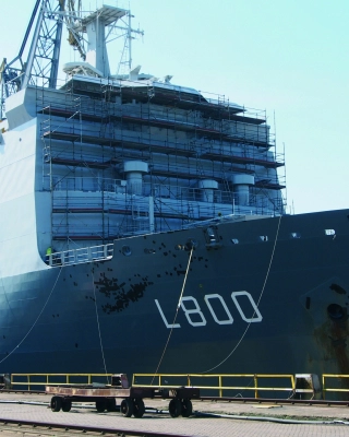 Verbouwing van marineschip Zr.Ms. Rotterdam