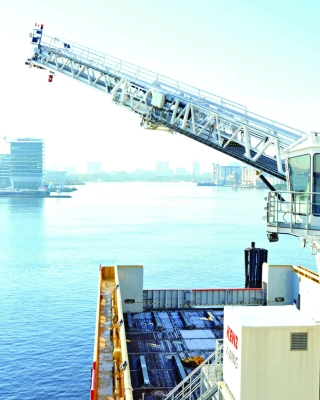 Motion compensated gangway