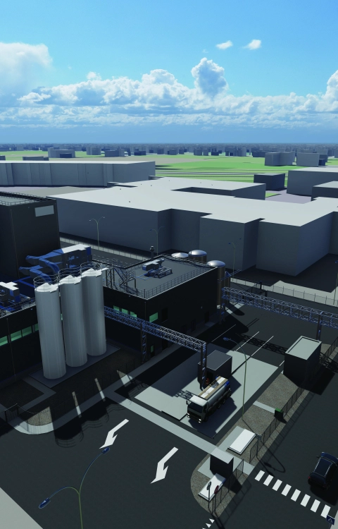 Nieuwe fabriek