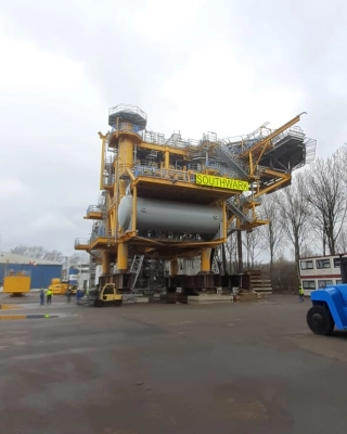Blythe and Southwark gas production platforms