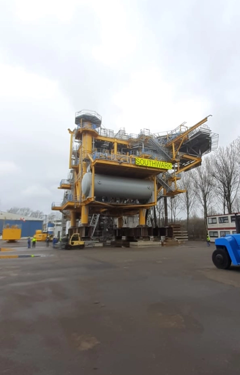 Blythe and Southwark gas production platforms