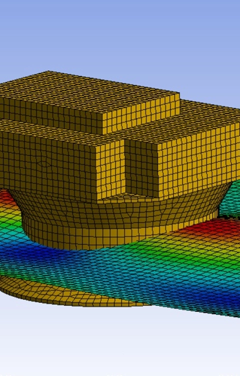 Hydro-structural tool: model van een scheepsbouwkundige hydro-structural analyse