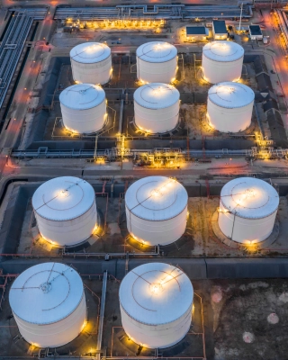 New construction of ultramodern tank terminal