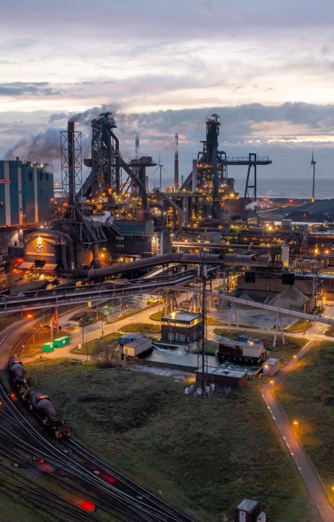 Fabriek omgeving tata Steel