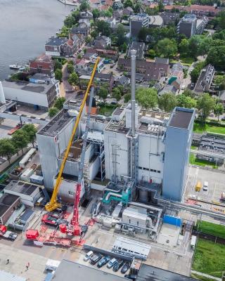 Construction work at Olam Food Ingredients