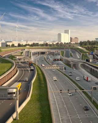 Artist impression Oosterweel
