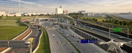 Artist impression Oosterweel