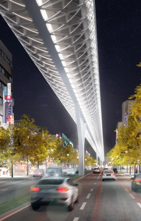 Lightrail systeem in korea
