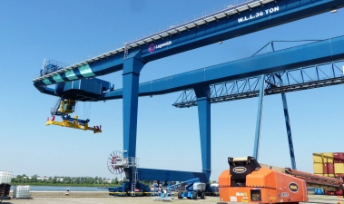 New container cranes at BCTN increase production speed with accurate positioning and complete engineering