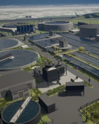 Impressie van de upgrade van de waterzuiveringsinstallatie van Tata Steel