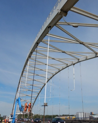 Maintenance Merwede bridge Gorinchem