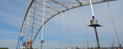 Maintenance Merwede bridge Gorinchem
