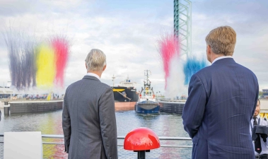 Officiële opening van de Nieuwe Sluis Terneuzen