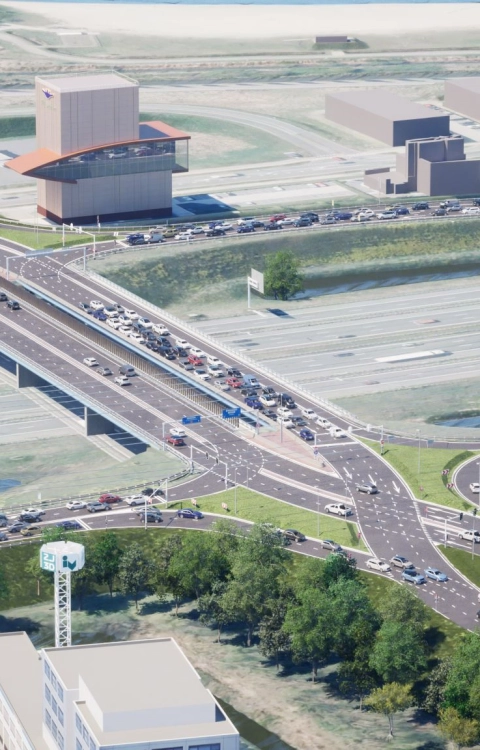 Diverging Diamond Interchange at N230-A2