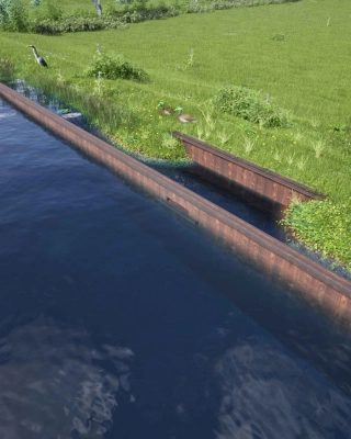 Natuurvriendelijke oever Hollandsche IJssel
