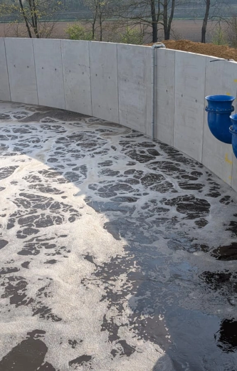 Renovatie beluchtingstank RWZI Rimburg