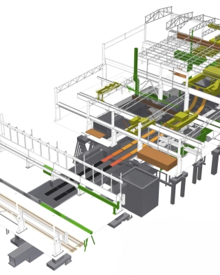 Integratieontwerp continu-gietmachine