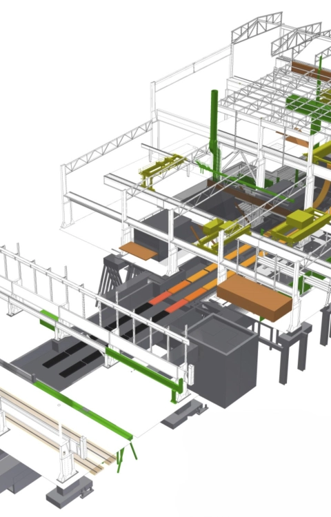 Integration design for continuous casting machine