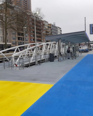 Uitbreiding OV ponton Willemskade Rotterdam