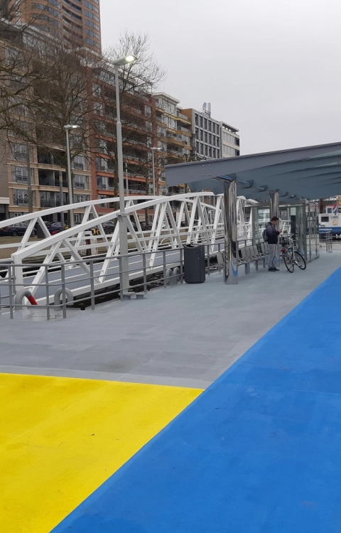 Uitbreiding OV ponton Willemskade Rotterdam